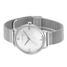 Load image into Gallery viewer, Ocean Diamond MOP Dial Silver Mesh Watch | 36mm