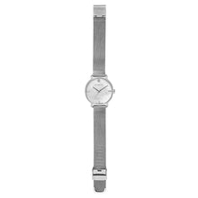Load image into Gallery viewer, Ocean Diamond MOP Dial Silver Mesh Watch | 36mm