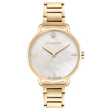 Load image into Gallery viewer, Ocean Diamond MOP Dial Champagne Gold Bracelet Watch | 36mm