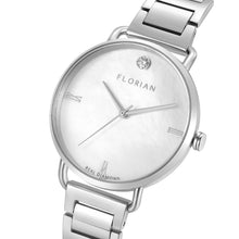 Load image into Gallery viewer, Ocean Diamond MOP Dial Silver Bracelet Watch | 36mm