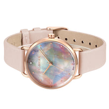 Load image into Gallery viewer, Candy Diamond Colorful MOP Dial Sea Coral and Rose Gold Watch | 36mm