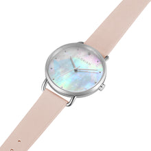 Load image into Gallery viewer, Candy Diamond Colorful MOP Dial Sea Coral and Silver Watch | 36mm