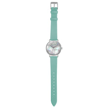 Load image into Gallery viewer, Candy Diamond Colorful MOP Dial Pistachio Green and Silver Watch | 36mm