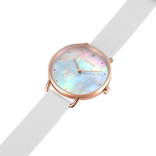 Load image into Gallery viewer, Candy Diamond Colorful MOP Dial Pure White and Rose Gold Watch | 36mm
