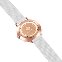 Load image into Gallery viewer, Candy Diamond Colorful MOP Dial Pure White and Rose Gold Watch | 36mm