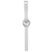 Load image into Gallery viewer, Candy Diamond Colorful MOP Dial Pure White and Silver Watch | 36mm