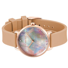 Load image into Gallery viewer, Candy Diamond Colorful MOP Dial Sea Coral and Rose Gold Watch | 36mm