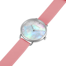 Load image into Gallery viewer, Candy Diamond Colorful MOP Dial Panther Pink and Silver Watch | 36mm