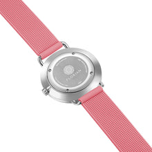 Load image into Gallery viewer, Candy Diamond Colorful MOP Dial Panther Pink and Silver Watch | 36mm