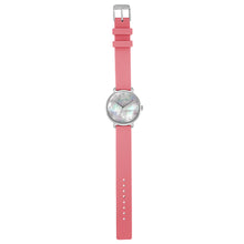Load image into Gallery viewer, Candy Diamond Colorful MOP Dial Panther Pink and Silver Watch | 36mm