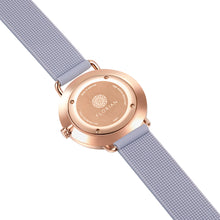 Load image into Gallery viewer, Candy Diamond Colorful MOP Dial Lilac Violet and Rose Gold Watch | 36mm