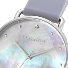 Load image into Gallery viewer, Candy Diamond Colorful MOP Dial Lilac Violet and Silver Watch | 36mm