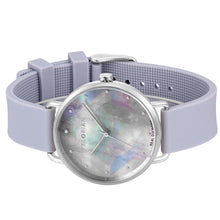 Load image into Gallery viewer, Candy Diamond Colorful MOP Dial Lilac Violet and Silver Watch | 36mm