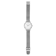 Load image into Gallery viewer, Classic Roman Silver White Dial Silver Mesh Watch | 36mm