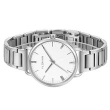 Load image into Gallery viewer, Classic Roman Silver White Dial Silver Bracelet Watch | 36mm