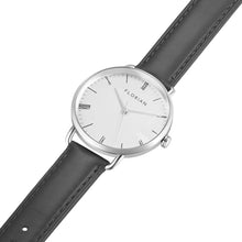 Load image into Gallery viewer, Classic Roman Silver White Dial Eagle Black and Silver Watch | 36mm