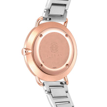 Load image into Gallery viewer, Classic Roman Black Dial Silver and Rose Gold Bracelet Watch | 36mm