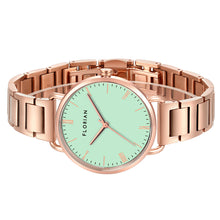 Load image into Gallery viewer, Classic Roman Palm Green Dial Rose Gold Bracelet Watch | 36mm