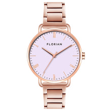 Load image into Gallery viewer, Classic Roman Milky Purple Dial Rose Gold Bracelet Watch | 36mm