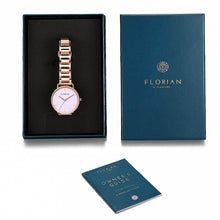 Load image into Gallery viewer, Classic Roman Milky Purple Dial Rose Gold Bracelet Watch | 36mm