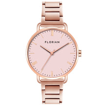 Load image into Gallery viewer, Classic Roman Pastel Pink Dial Rose Gold Bracelet Watch | 36mm