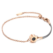 Load image into Gallery viewer, Aroma Rainbow Diamond Cool Grey and Rose Gold Bracelet
