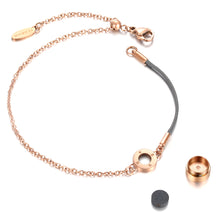 Load image into Gallery viewer, Aroma Rainbow Diamond Cool Grey and Rose Gold Bracelet
