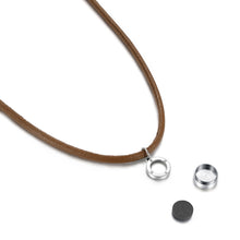 Load image into Gallery viewer, Aroma Magnetic Cocoa Brown Stress Relief Necklace