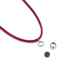 Load image into Gallery viewer, Aroma Magnetic Punchy Pink Stress Relief Necklace