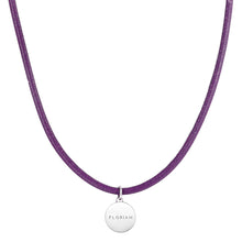 Load image into Gallery viewer, Aroma Magnetic Orchid Purple Stress Relief Necklace
