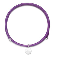 Load image into Gallery viewer, Aroma Magnetic Orchid Purple Stress Relief Necklace