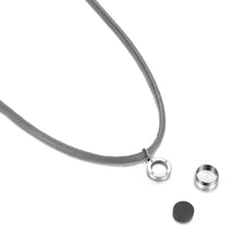 Load image into Gallery viewer, Aroma Magnetic Silver Chic Stress Relief Necklace