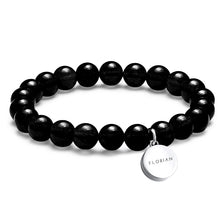Load image into Gallery viewer, Aroma GEM Black Agate Bracelet | 8mm