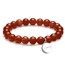 Load image into Gallery viewer, Aroma GEM Red Agate Bracelet | 8mm