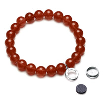 Load image into Gallery viewer, Aroma GEM Red Agate Bracelet | 8mm