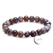 Load image into Gallery viewer, Aroma GEM Botswana Agate Bracelet | 8mm