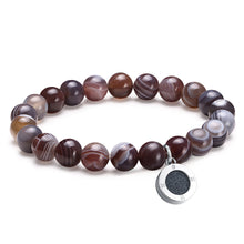 Load image into Gallery viewer, Aroma GEM Botswana Agate Bracelet | 8mm
