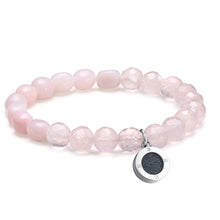 Load image into Gallery viewer, Aroma GEM Rose Quartz & Pink Opal Bracelet | 8mm