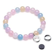 Load image into Gallery viewer, Aroma GEM Morganite Bracelet | 8mm / 10mm