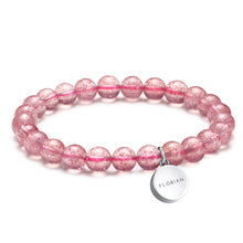Load image into Gallery viewer, Aroma GEM Strawberry Quartz Bracelet | 8mm / 10mm