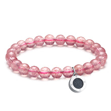 Load image into Gallery viewer, Aroma GEM Strawberry Quartz Bracelet | 8mm / 10mm