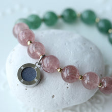 Load image into Gallery viewer, Aroma GEM Strawberry Quartz Bracelet | 8mm