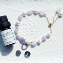 Load image into Gallery viewer, Aroma GEM Pearl x Lavender Amethyst Bracelet | 8mm