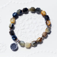 Load image into Gallery viewer, Aroma GEM Blue Tigerite Bracelet | 8mm
