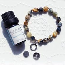 Load image into Gallery viewer, Aroma GEM Blue Tigerite Bracelet | 8mm