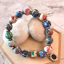 Load image into Gallery viewer, Aroma Flower Clay Bracelet | 11mm