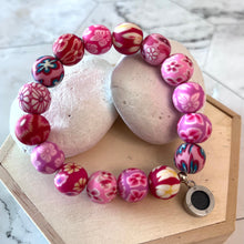 Load image into Gallery viewer, Aroma Flower Clay Bracelet | 12mm