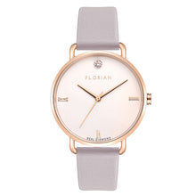 Load image into Gallery viewer, Pure Diamond Lilac Violet and Rose Gold Watch | 36mm
