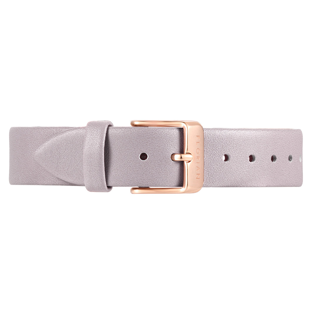 Classic Lilac Violet Leather Strap | 16mm