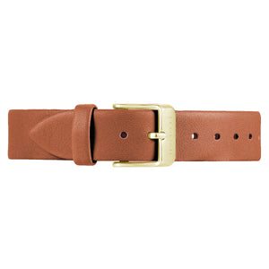 Classic Tenne Brown Leather Strap | 16mm